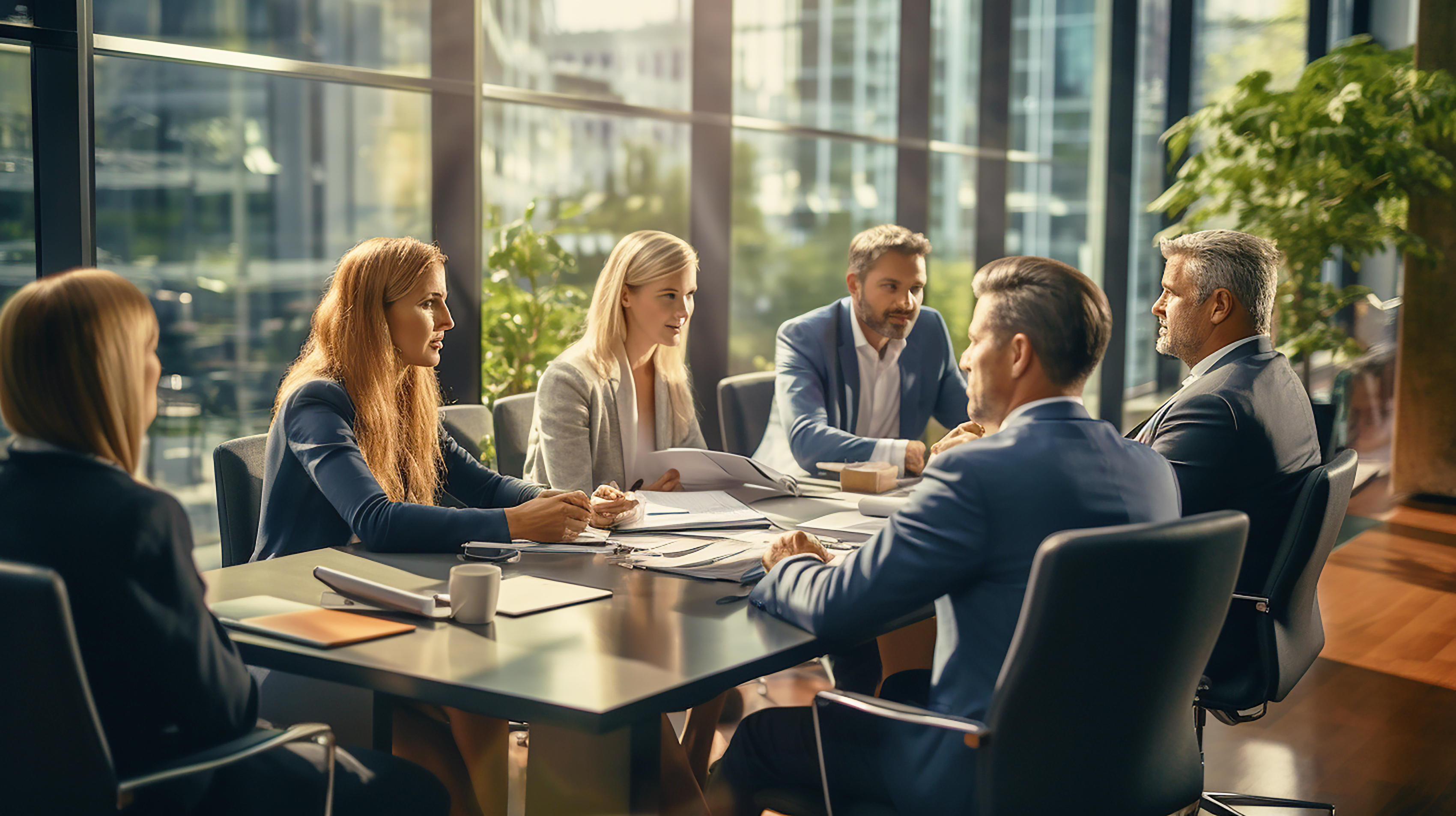 社内会議のイメージ